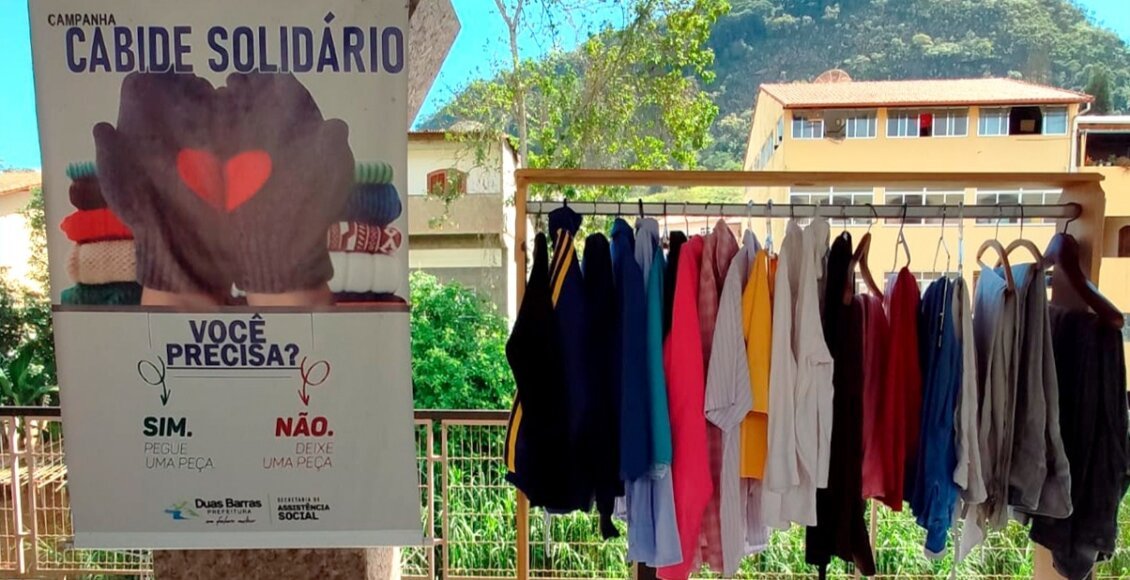 Assistência Social divulga Campanha do Agasalho em Duas Barras