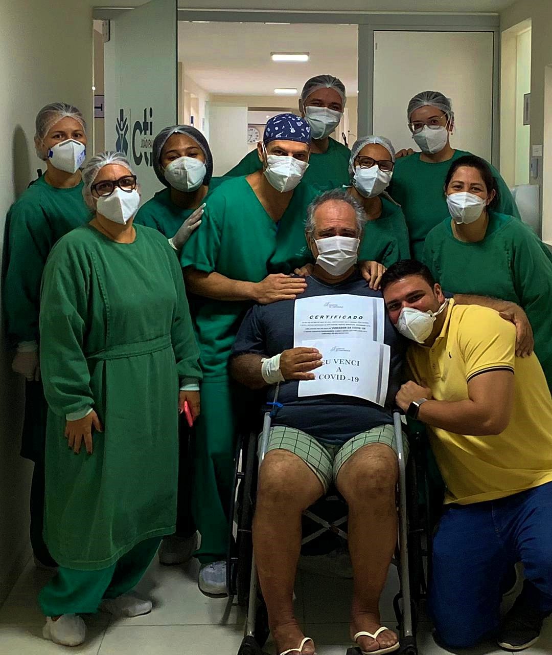 Pacientes com Covid-19 recebem tratamento privilegiado no CTI de Cantagalo