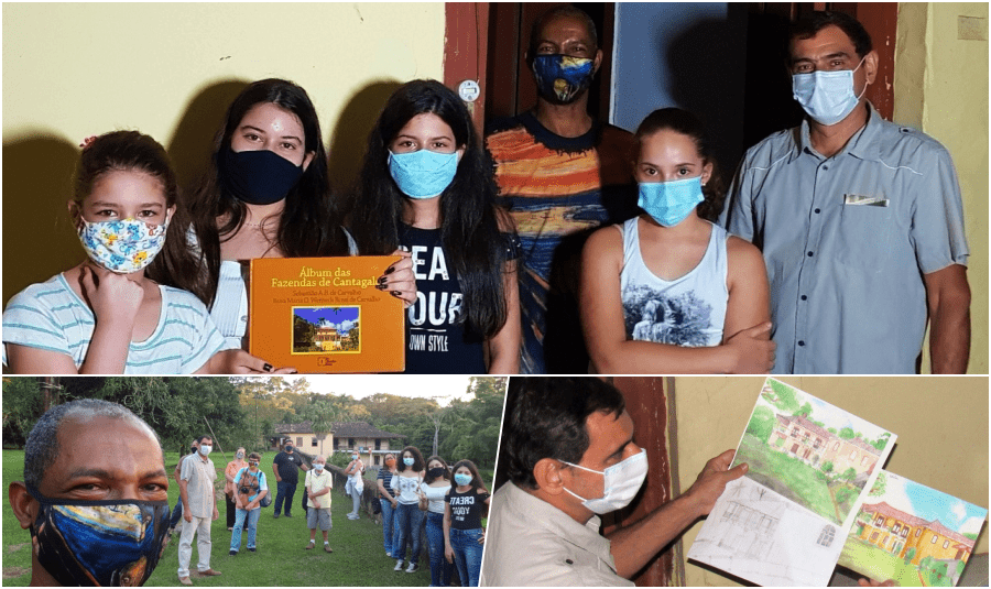 Dono da Fazenda Sant’Ana recebe alunos de Cantagalo em passeio cultural