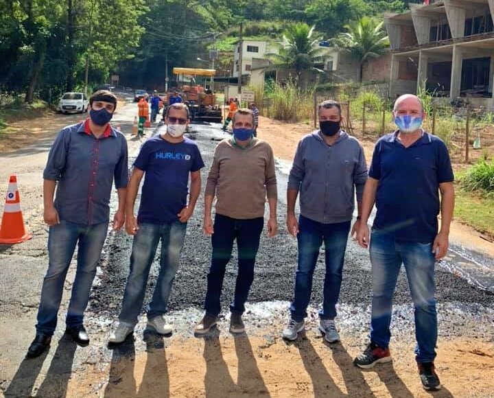 Estado inicia obras de recapeamento da RJ-144 que liga Carmo a Além Paraíba