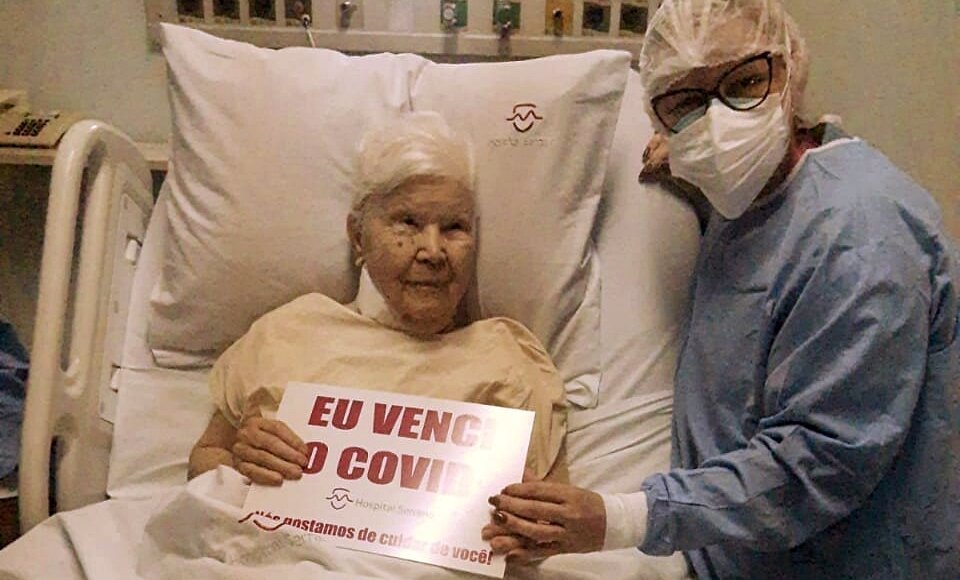 Aos 91 anos, mãe de ex-vice-prefeita de Cordeiro se recupera da Covid
