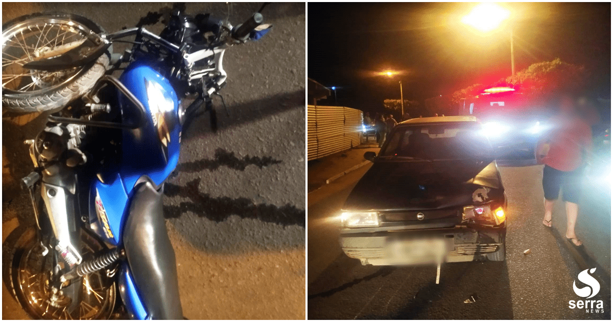 Acidente entre carro e moto deixa um gravemente ferido em Cambuci 1 Acidente na RJ-194, entre Cambuci e Aperibé