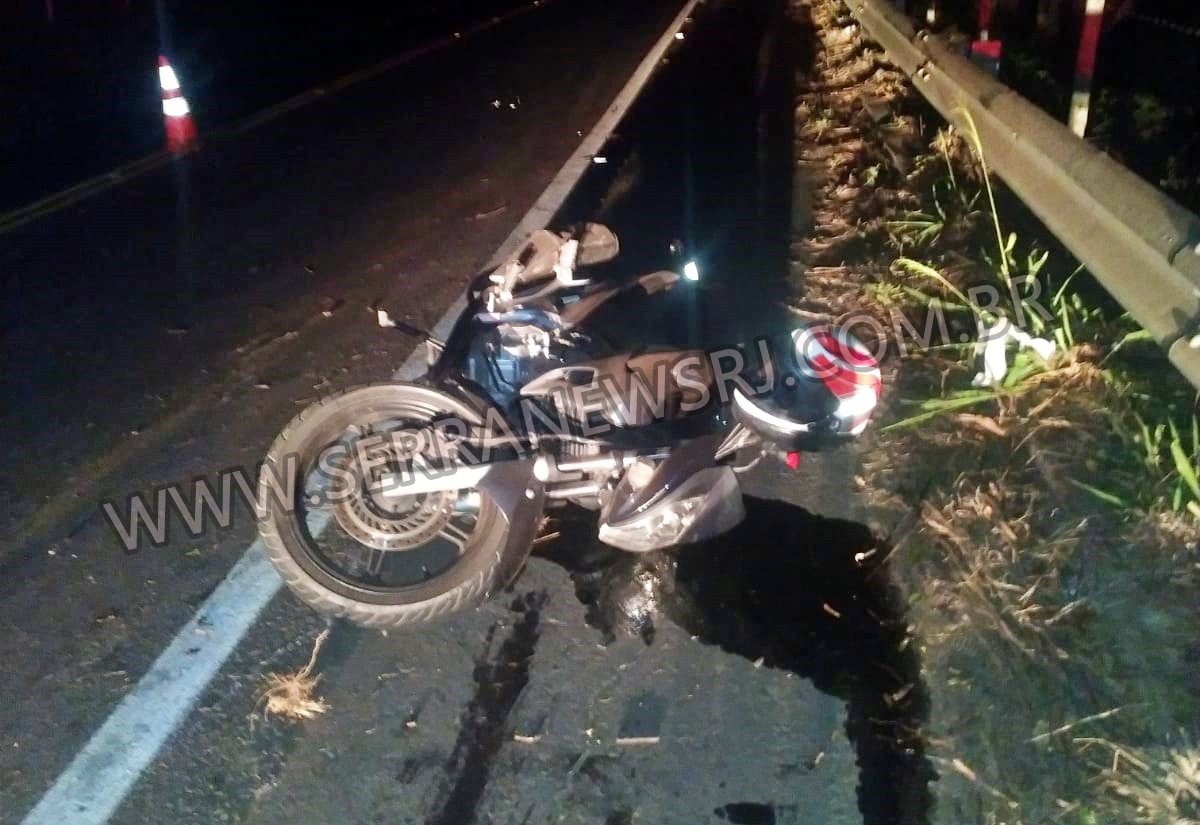 Acidente de moto na RJ-116 deixa jovem morta e um ferido entre Itaocara e Aperibé 1 Casal morre em acidente de moto na RJ-116, entre Itaocara e Aperibé