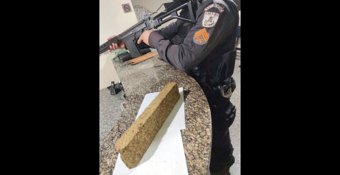 Adolescente é surpreendido com quase 1kg de maconha em Itaocara