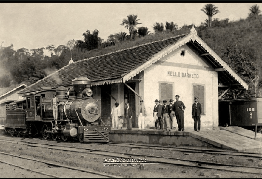 Legalistas e revolucionários: combatentes fluminenses na Revolução de 1930 6 Estação tomada pela coluna Mury em Minas Gerais. Acervo Amarildo Mayrink