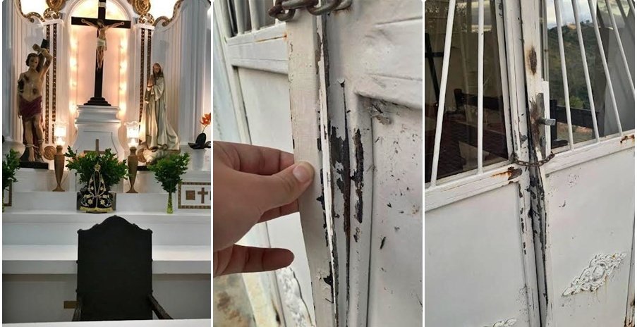 Capela de Santo Antônio de Pádua é vandalizada e tem objetos furtados