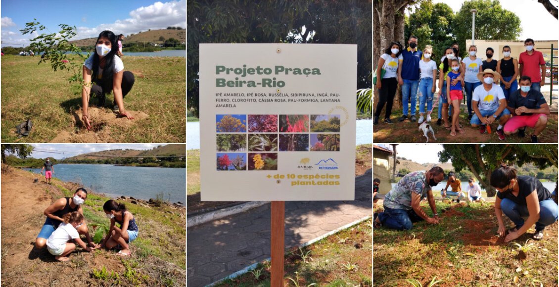 Projeto Itaocara + Verde recria mata ciliar em Portela com a ajuda da comunidade