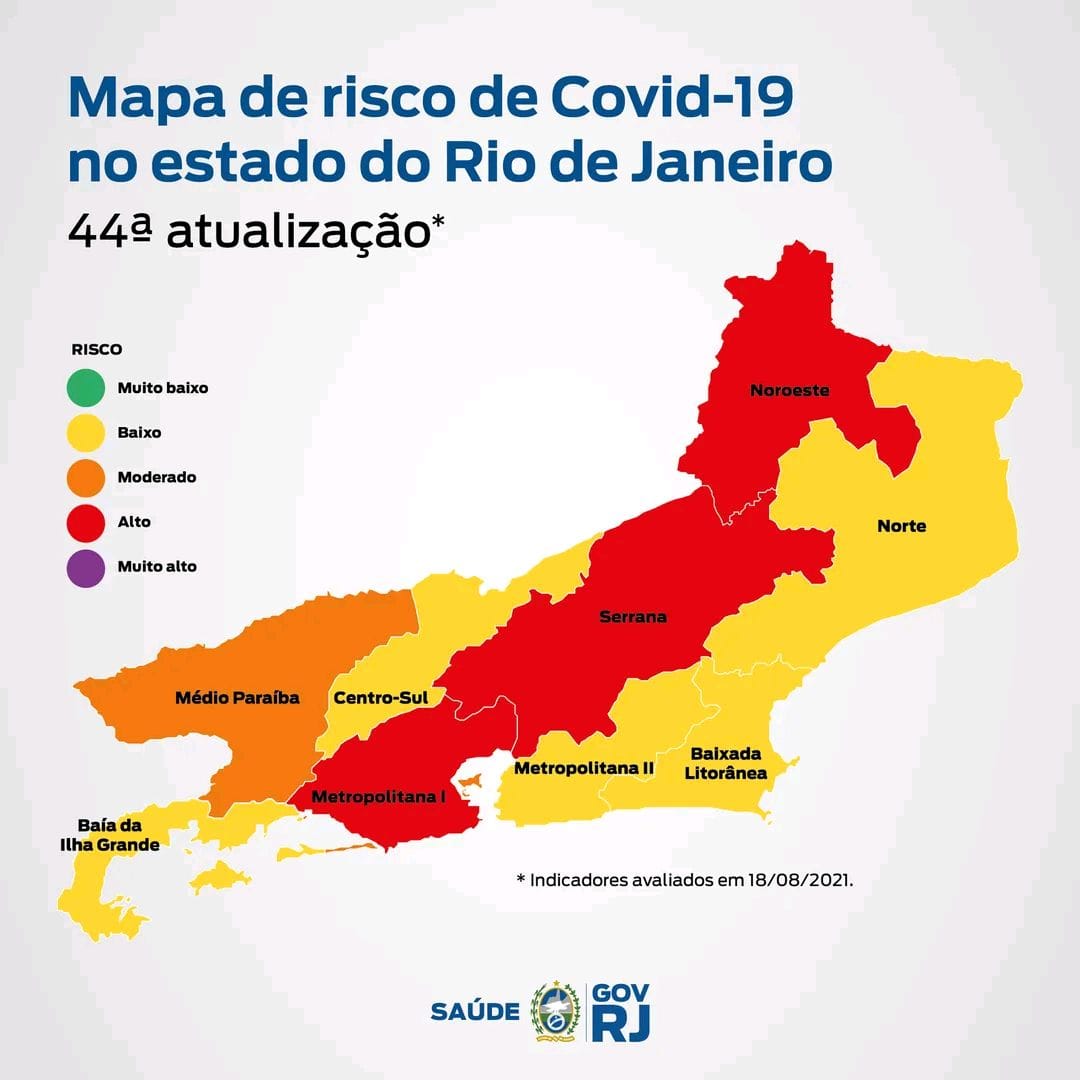 Todas as cidades da Região Serrana do RJ com alto risco de contágio da Covid 1 Todas as cidades da Região Serrana do RJ com alto risco de contágio da Covid