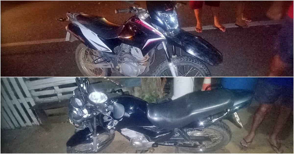 Carro atinge duas motocicletas e foge na RJ-116, em Aperibé 1 Carro atinge duas motocicletas e foge na RJ-116, em Aperibé