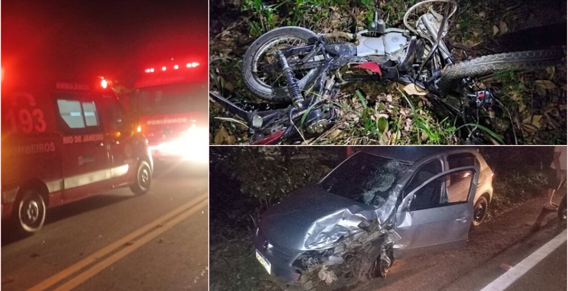 Grave acidente na RJ-116 deixa dois mortos em Aperibé