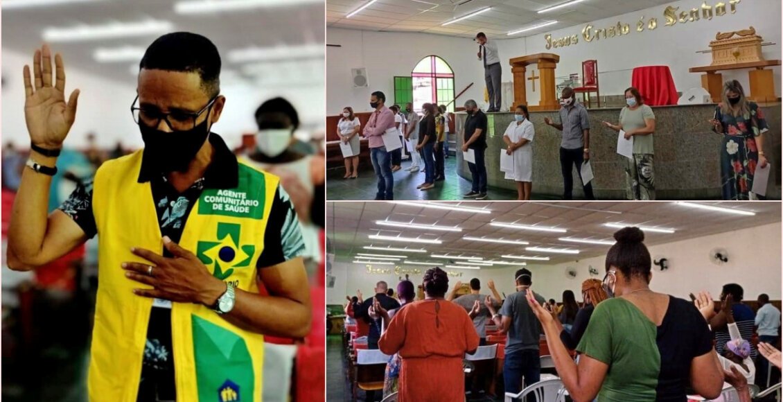 Agentes de Saúde são homenageados na Igreja Universal de Cantagalo