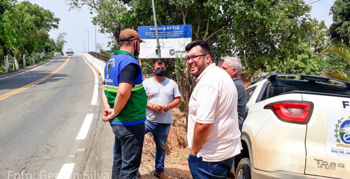 DER estuda implantação de 13 quebra-molas no trecho da RJ-116 em Aperibé