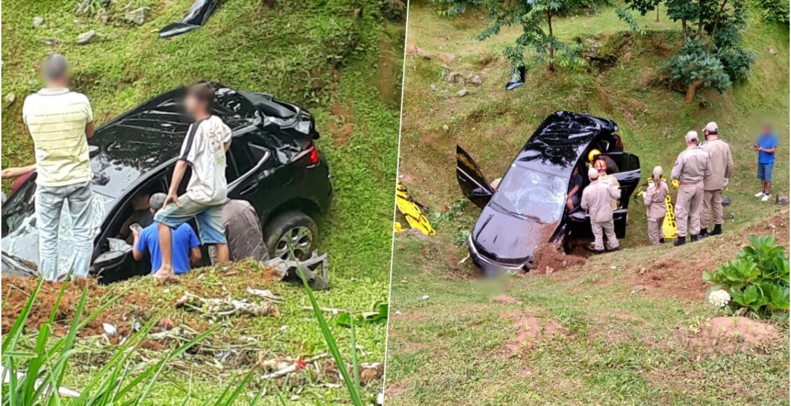 Casal fica ferido em novo acidente na RJ-116, em Nova Friburgo