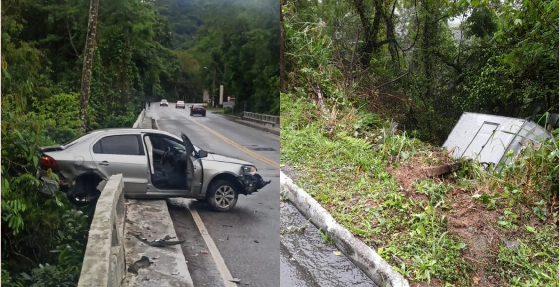 Concessionária alerta para pista escorregadia após acidentes na RJ-116