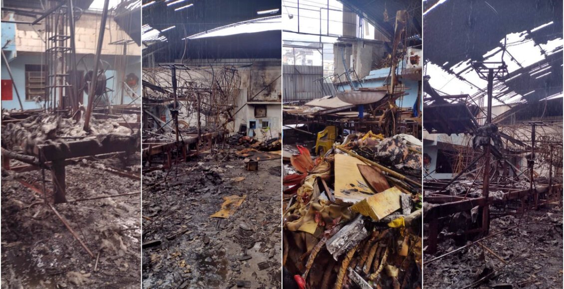 Escola Alunos do Samba perde tudo em incêndio no galpão em Nova Friburgo