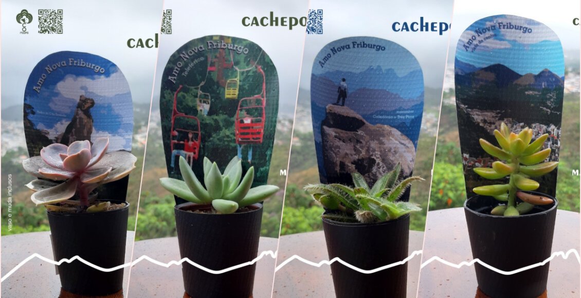 EcoModas lança cachepots turísticos de Nova Friburgo