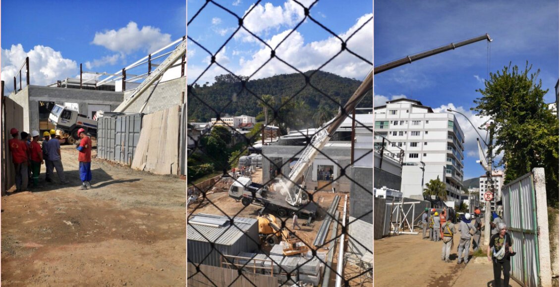 Teresópolis: caminhão guindaste não aguenta o peso e assusta moradores