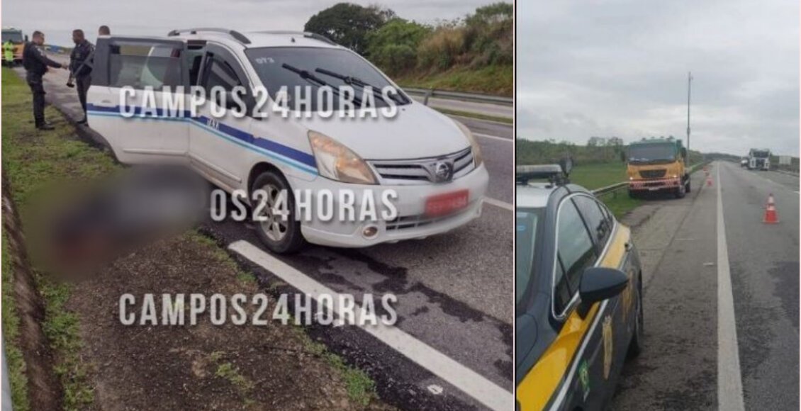 Taxista encontrado degolado ao lado do carro na BR 101, em Quissamã