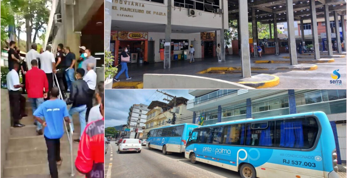 Tumulto e rodoviária vazia: paralisação de ônibus afeta população de Cantagalo