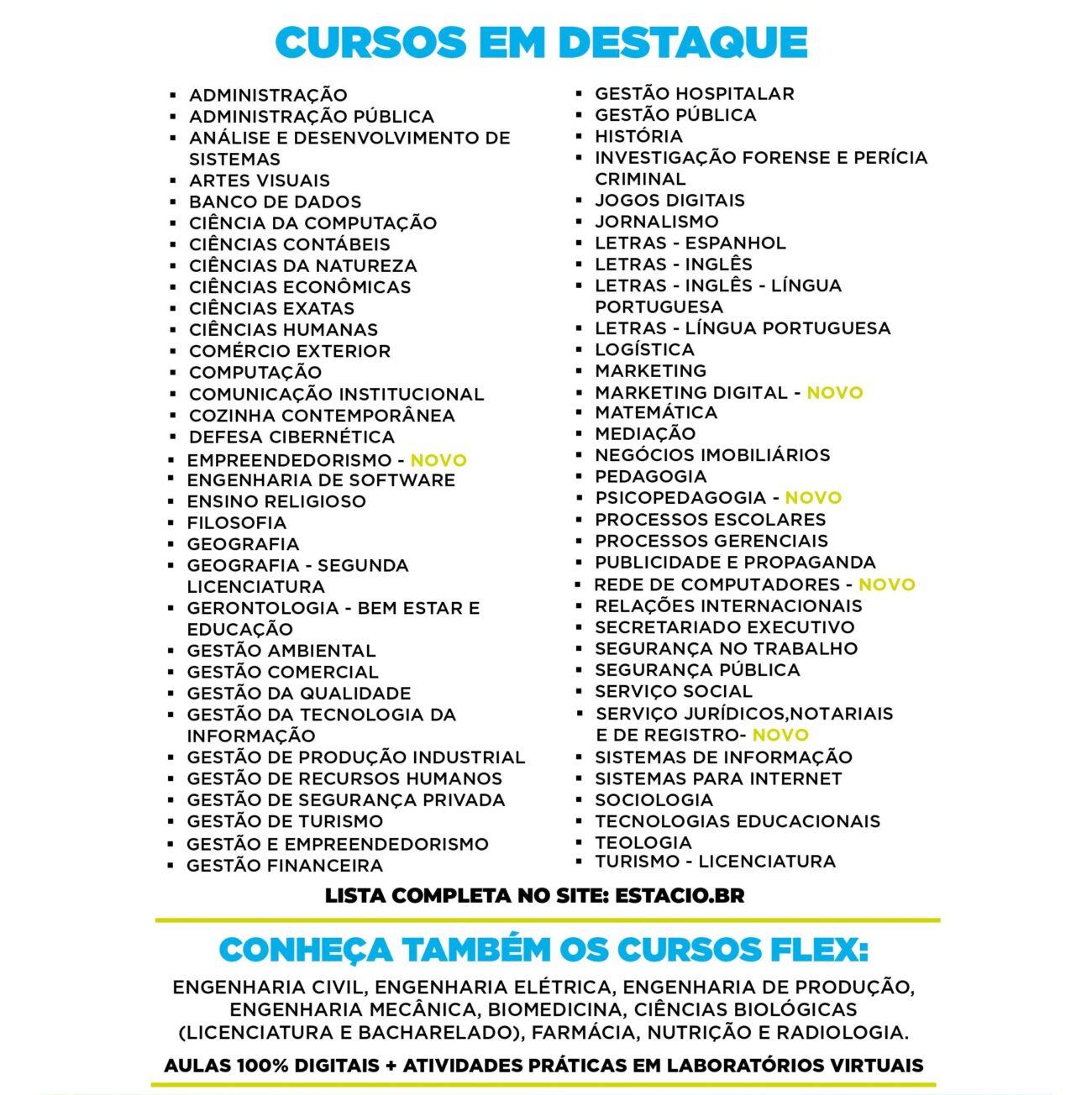 Cordeiro ganha unidade da Estácio de Sá; matrículas já estão abertas 1 Cursos da Estácio de Sá RJ