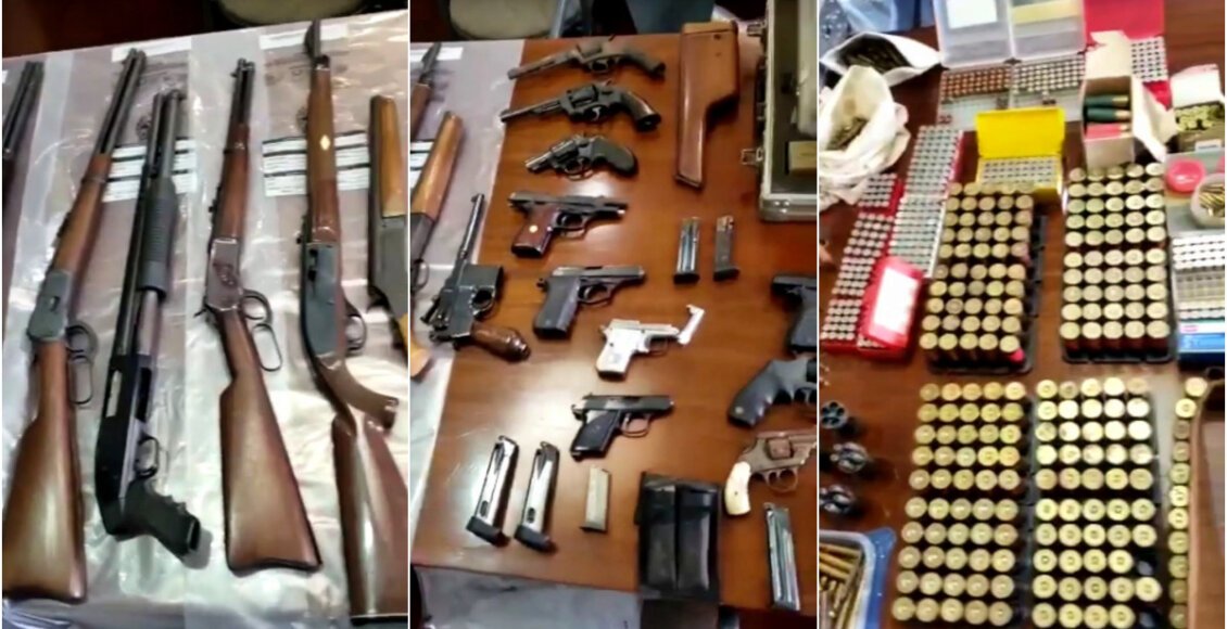 Homem é preso em Itaipava com armas, munições e drogas