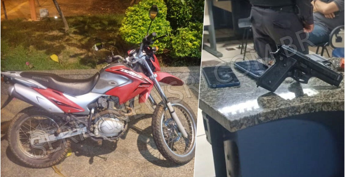 PM detém três e recupera moto roubada à mão armada em Aperibé