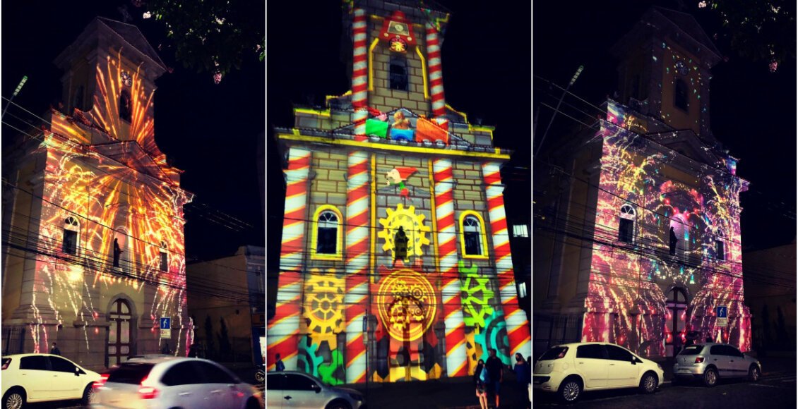Friburgo: Mapping deixa Catedral de São João Batista mais deslumbrante