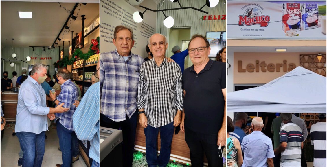 Cooperativa de Macuco inaugura loja de laticínios em São Fidélis