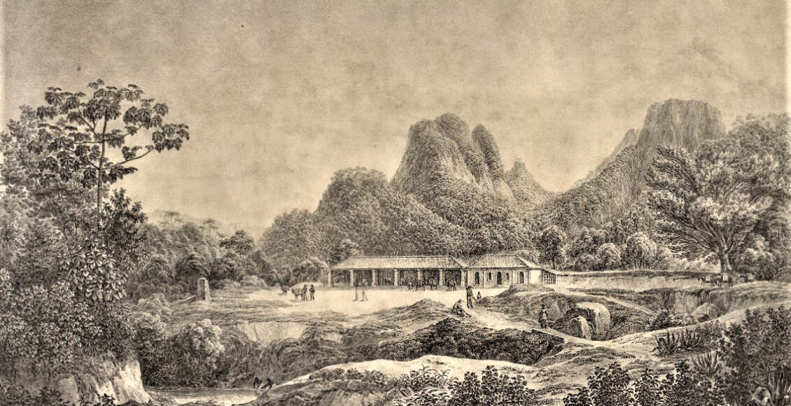 Fazenda da Mandioca, por Johann Spix, Karl Martius e Couven.