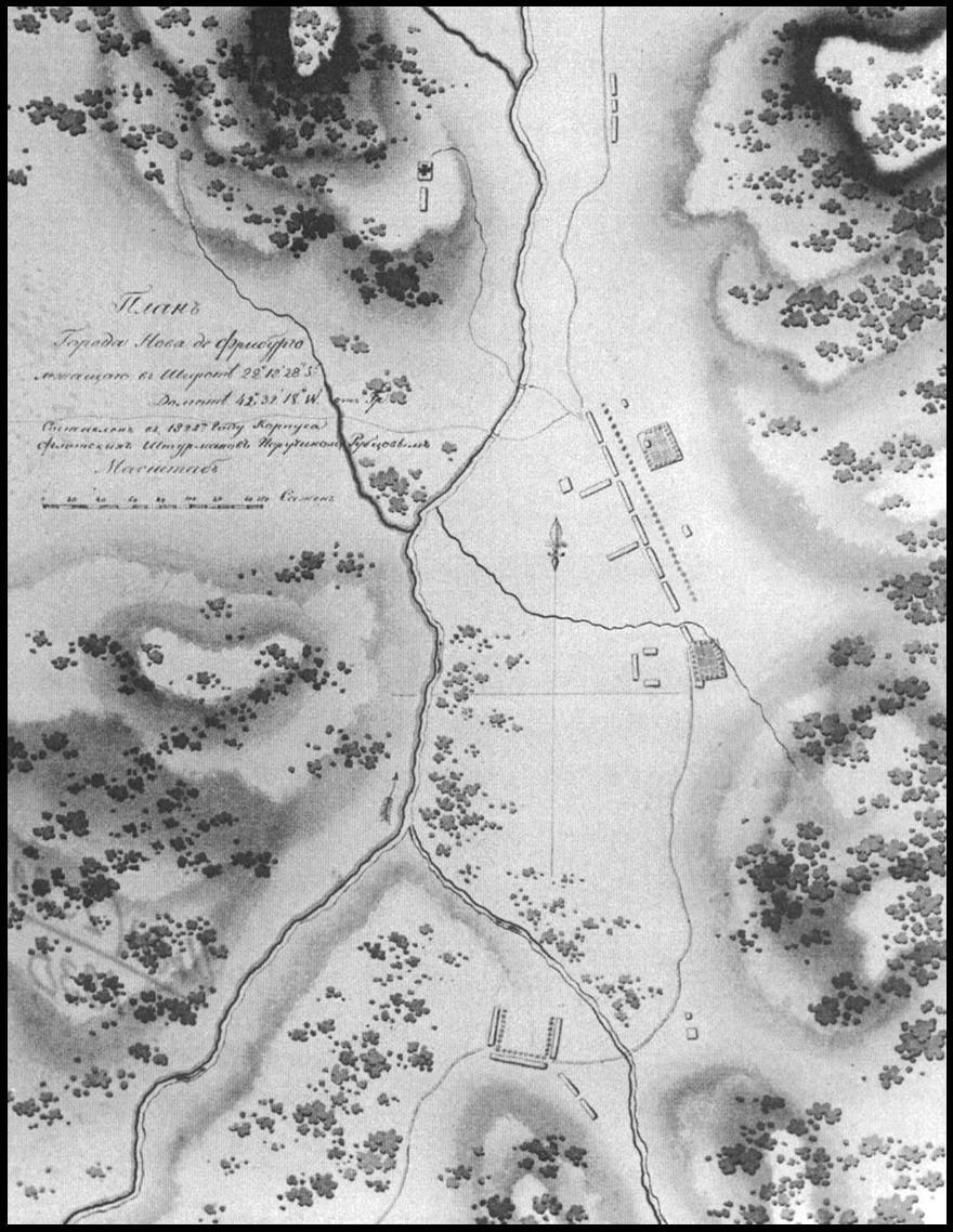 Em Cantagalo, o filho desconhecido do Barão Langsdorff 4 O cartógrafo Rubtsov elaborou o mapa de Nova Friburgo. Acervo BN