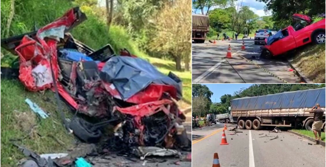 Colisão entre carreta e carro deixa um morto na BR-116, em Teresópolis