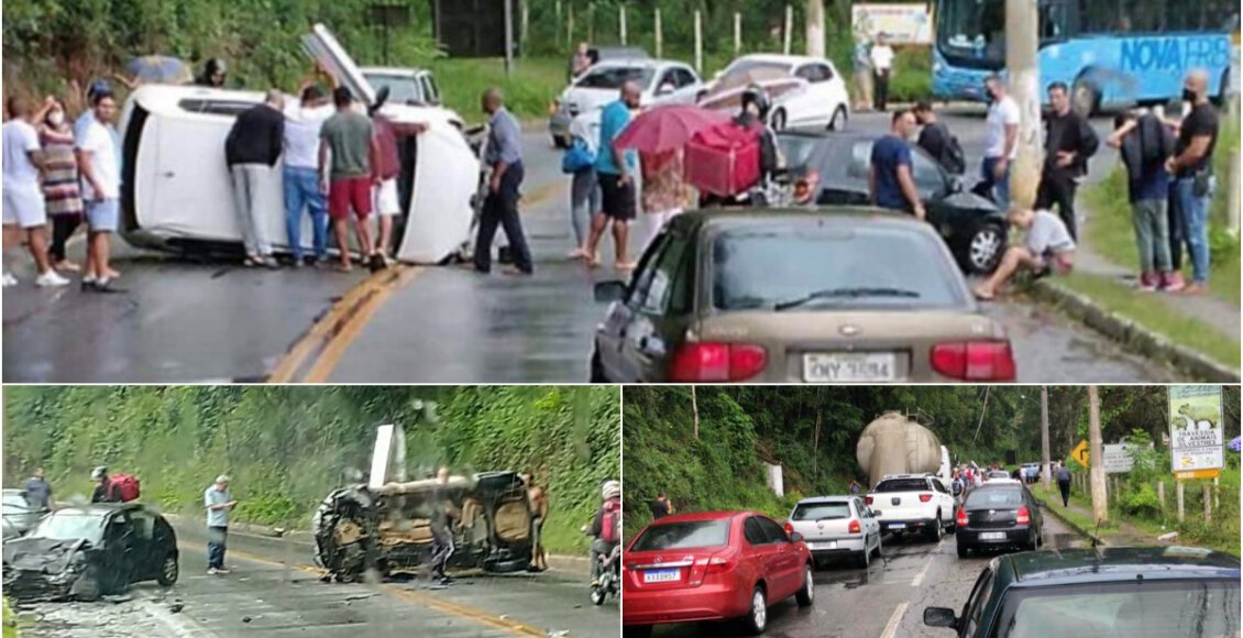 Na véspera do Réveillon, colisão frontal deixou dois feridos em Friburgo