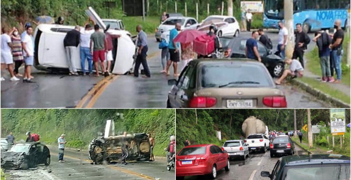 Na véspera do Réveillon, colisão frontal deixou dois feridos em Friburgo