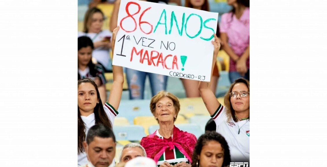 Aos 86 anos, idosa de Cordeiro realiza sonho de conhecer o Maracanã