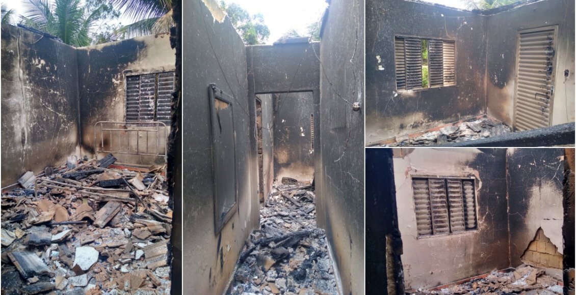 Covardia: casal de idosos tem casa incendiada na zona rural de Itaocara