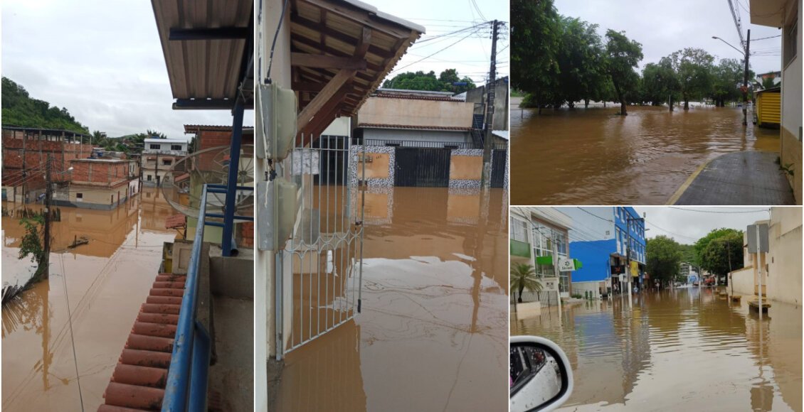 Cheias dos rios em Itaperuna, Cambuci, Aperibé, Pádua, Itaocara e outros