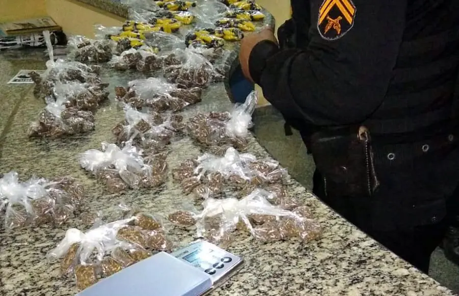 Passageira de ônibus é presa com drogas em Cardoso Moreira