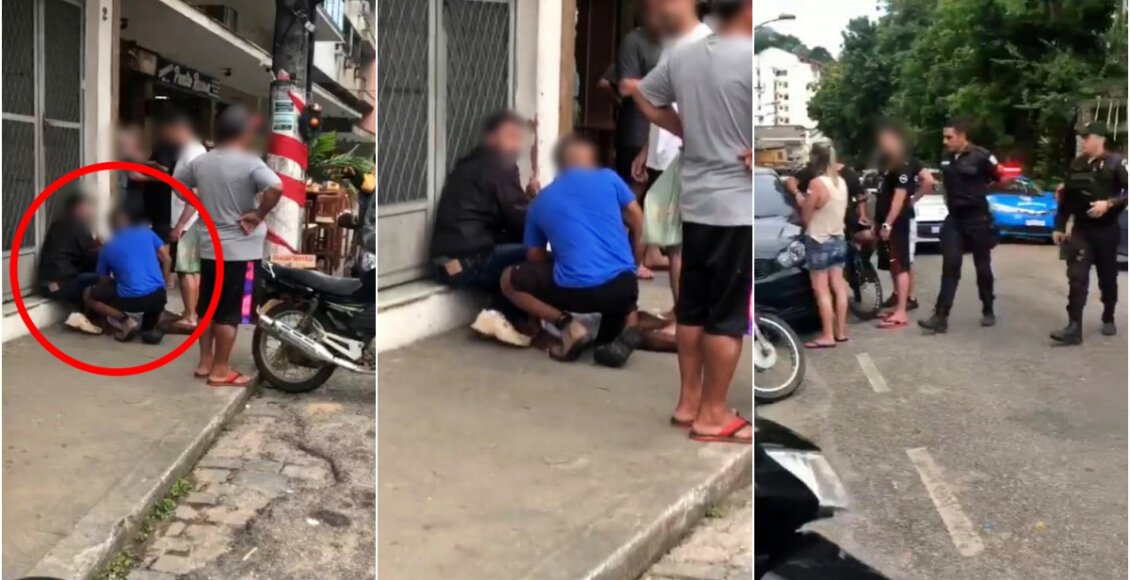 Homem é detido por populares após tentativa de furto em Cantagalo