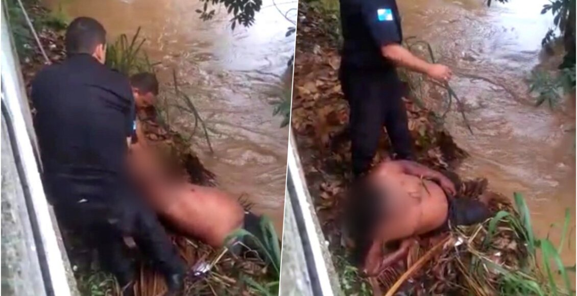 Guardas municipais de Macuco resgatam homem que teria pulado em rio