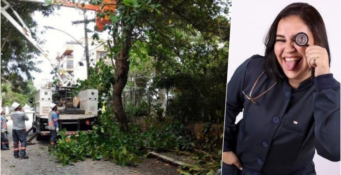Jovem morre após ser atingida por árvore em Rio das Ostras