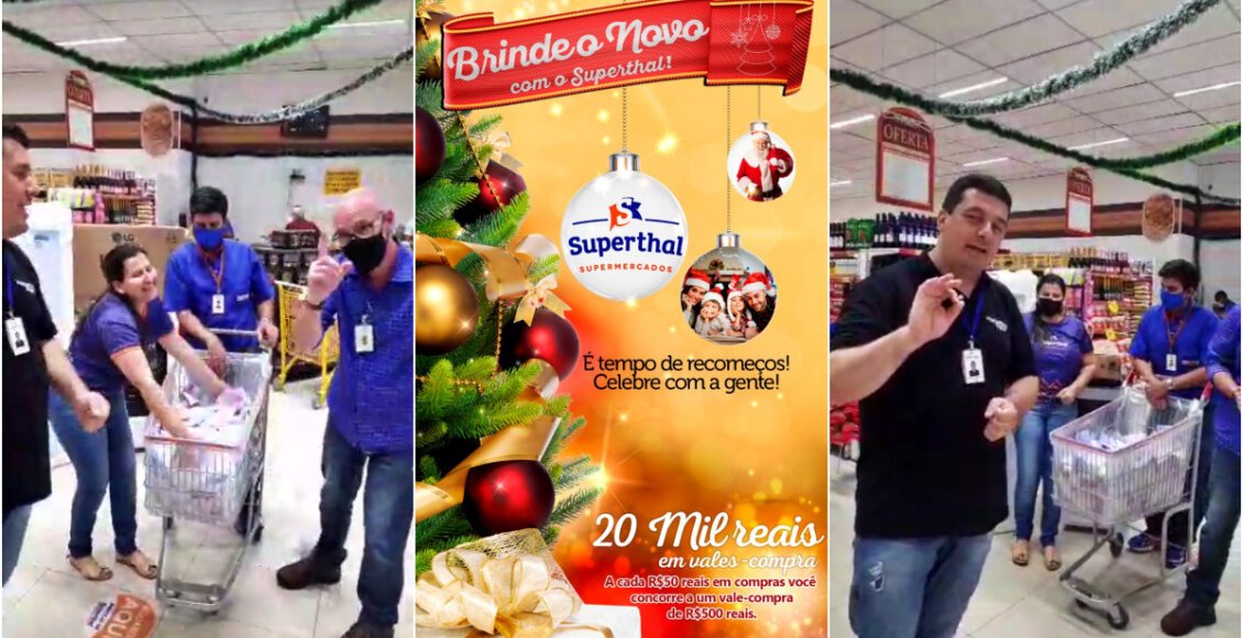 Dezenas de clientes agraciados com brindes e vale-compras na Rede Superthal