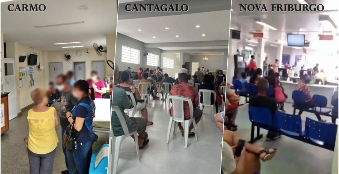 Centros de Triagem lotados em Friburgo, Carmo, Cantagalo e região