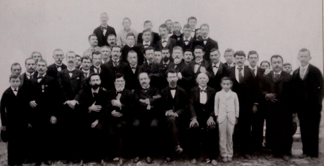 Imigrantes italianos que chegaram no século 19. Acervo Casa de Itália