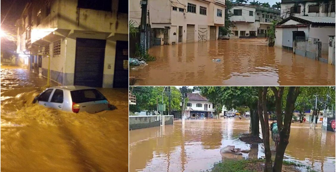 Chuva volta alagar e castigar Itaperuna, Pádua, Miracema e Italva