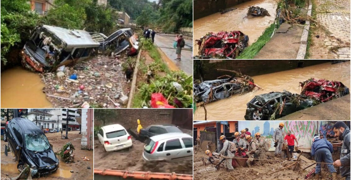Chuva em Petrópolis deixa dezenas de mortos e destruição na cidade