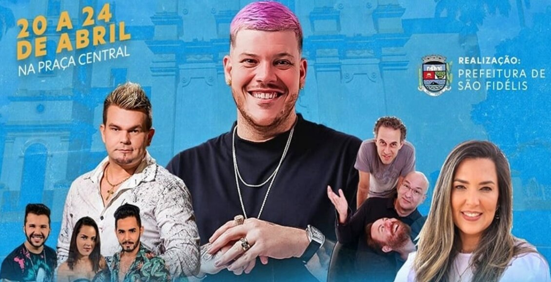 São Fidélis abre temporada de festas com nomes da música brasileira