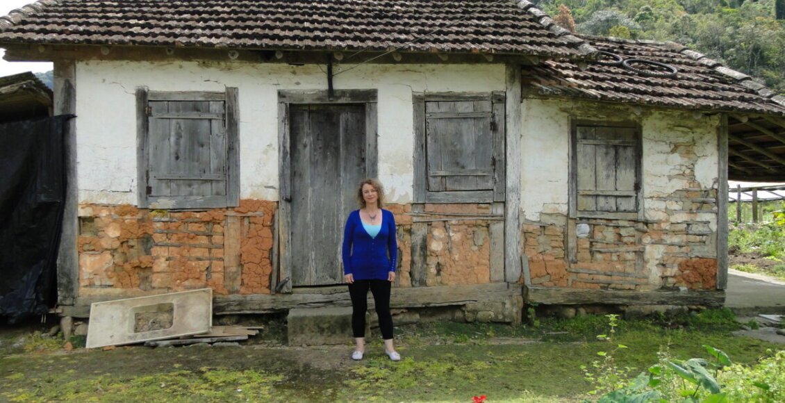 Casa de pau-a-pique em Vargem Alta, Nova Friburgo. Acervo pessoal