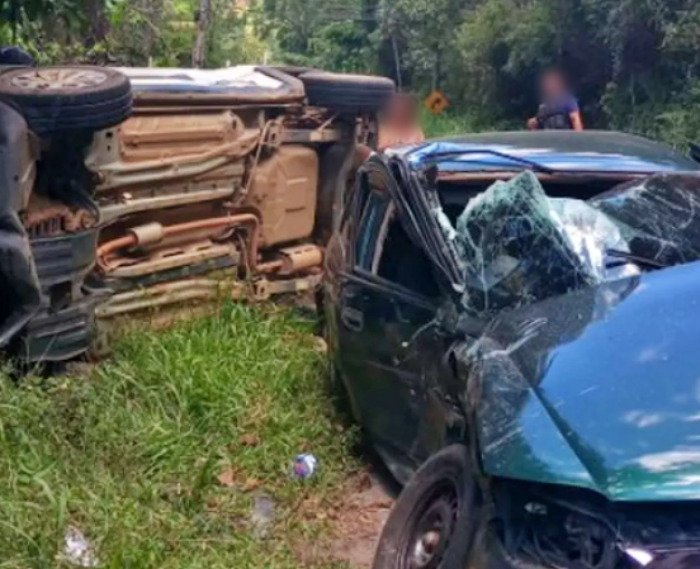 Friburgo: Acidente entre dois veículos deixa feridos na RJ-142