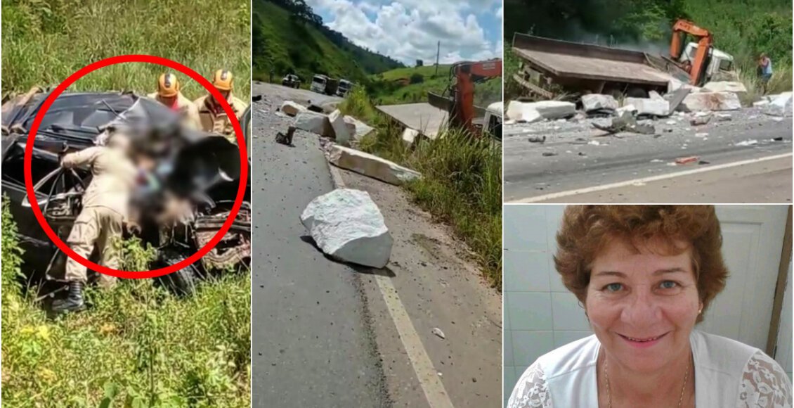 Vídeo: Idosa morre em grave acidente na RJ-186, em Santo Antônio de Pádua