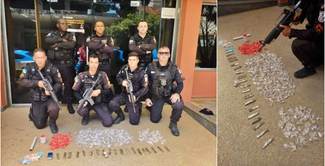 PM prende acusado e apreende drogas na Ponte Seca, em Aperibé